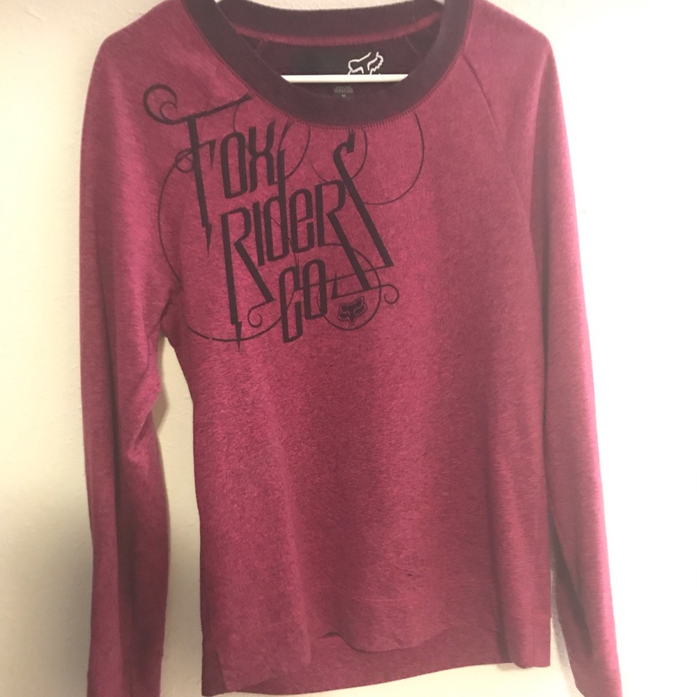 NWOT Women’s FOX racing crew neck